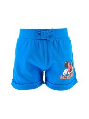 Disney Minnie Mouse Szorty "Minnie" w kolorze niebieskim rozmiar: 128. Niebieskie szorty Disney Minnie Mouse, bez wzorów, z bawełny. Za 43.99 zł.