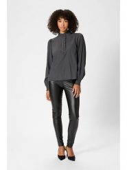 Kaffe Bluzka w kolorze szarym rozmiar: 34. Szare bluzki Kaffe, bez wzorów, bez kołnierzyka, bez ramiączek. Za 86.99 zł.