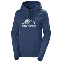Bluza damska z kapturem Helly Hansen Nord Graphic. Niebieskie bluzy Helly Hansen, m, bez wzorów, z kapturem. Za 372.00 zł.