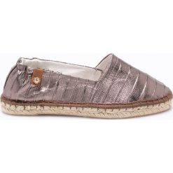 Tamaris - Espadryle. Żółte espadryle Tamaris, bez wzorów, z materiału, bez obcasa, bez zapięcia. W wyprzedaży za 79.90 zł.
