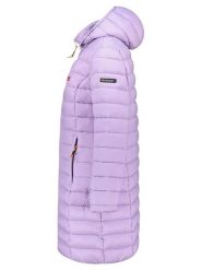 Geographical Norway Płaszcz pikowany "Atikolor" w kolorze lawendowym rozmiar: L. Różowe płaszcze Geographical Norway, l, bez wzorów, bez kaptura. Za 166.10 zł.