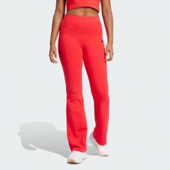 Legginsy Essentials Small Logo Flared. Czarne legginsy Adidas, xs, bez wzorów. Za 159.00 zł.