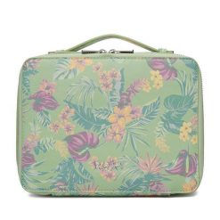 Kosmetyczka Roxy. Zielone kufry i kosmetyczki Roxy, bez wzorów, bez dodatków. Za 119.99 zł.