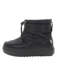 U.S. Polo Assn. Botki zimowe w kolorze czarnym rozmiar: 38. Czarne botki U.S. Polo Assn., na zimę, bez wzorów, bez obcasa, bez zapięcia. Za 231.68 zł.