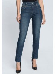 Herrlicher Dżinsy "Mora" - Slim fit - w kolorze granatowym rozmiar: W29/L32. Niebieskie jeansy Herrlicher, l, bez wzorów. Za 278.95 zł.