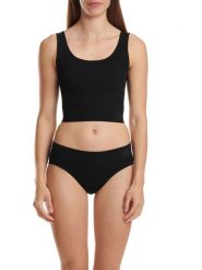 Adidas Top w kolorze czarnym rozmiar: L. Czarne topy Adidas, l, bez wzorów, bez kołnierzyka, bez ramiączek. Za 70.45 zł.