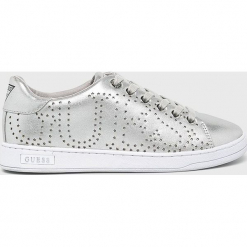Guess Jeans - Buty. Szare obuwie sportowe Guess Jeans, z jeansu, bez zapięcia. W wyprzedaży za 269.90 zł.