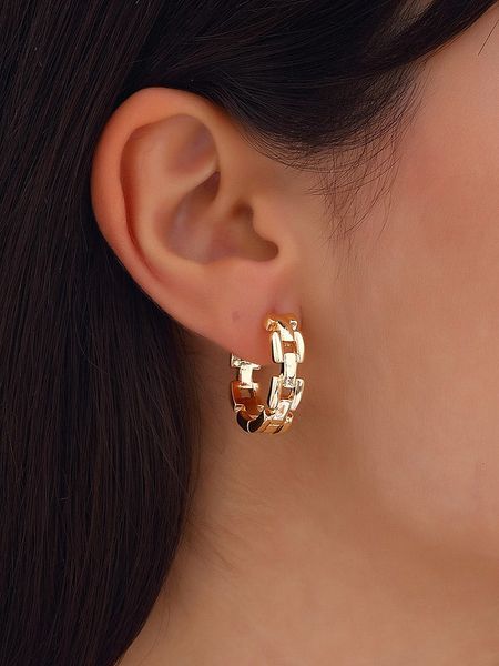 Nakkash Pozłacane kolczyki-kreole rozmiar: onesize. Żółte kolczyki Nakkash, pozłacane. Za 82.64 zł.