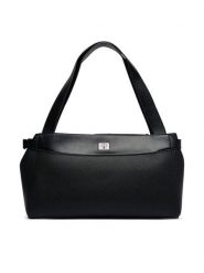 Calvin Klein Torebka Mix Media Work Tote LV04F3887G Czarny. Czarne torebki klasyczne Calvin Klein, bez wzorów, ze skóry, bez dodatków. Za 649.99 zł.