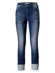 Heine Dżinsy - Slim fit - w kolorze niebieskim rozmiar: 50. Niebieskie jeansy Heine, bez wzorów. Za 110.04 zł.