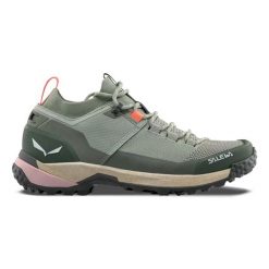 Damskie buty trekkingowe Salewa Puez 2 Knit Ptx. Zielone trekkingi Salewa, z gumy, trekkingowe. Za 839.00 zł.