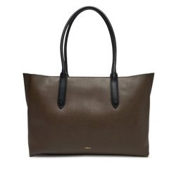 Torebka Furla. Brązowe torebki klasyczne Furla, bez wzorów, bez dodatków. Za 1,609.00 zł.