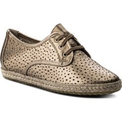 Espadryle SPIFFY - A-71005-20 Hermes 003. Żółte espadryle Spiffy, bez wzorów, ze skóry, bez obcasa, na płaskiej podeszwie, bez zapięcia. W wyprzedaży za 259.00 zł.