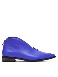 United Nude Botki Stacy Lo 1094592016 Niebieski. Niebieskie botki United Nude, bez wzorów, ze skóry, bez obcasa, na płaskiej podeszwie, bez zapięcia. Za 1,409.00 zł.