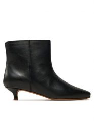 Balagan Botki BALAGAN-VARED BOTKI CZARNY Czarny. Czarne botki BALAGAN, bez wzorów, ze skóry, bez obcasa, na szpilce, bez zapięcia. Za 749.99 zł.