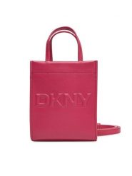 DKNY Torebka R44AZI34 Bordowy. Czerwone torebki klasyczne DKNY, bez wzorów, ze skóry, bez dodatków. Za 249.99 zł.