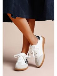 Foreverfolie Sneakersy w kolorze szaro-czarnym rozmiar: 39. Czarne trampki Foreverfolie, bez wzorów, bez zapięcia. Za 123.25 zł.