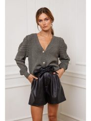 Joséfine Kardigan "Cuvillier" w kolorze khaki rozmiar: XL. Brązowe kardigany Joséfine, xl, bez wzorów, z kaszmiru. Za 132.67 zł.