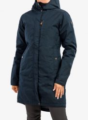 Płaszcz damski Fjallraven Kiruna Padded Parka. Niebieskie parki Fjällräven, na zimę, xs, z bawełny, biznesowe, z kapturem. Za 1,352.99 zł.