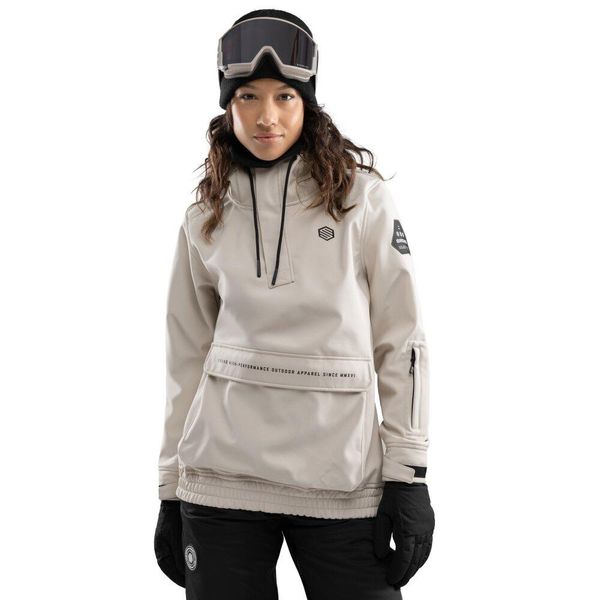 Damska kurtka snowboardowa Sporty zimowe SIROKO W3-W Haboob. Brązowe kurtki narciarskie SIROKO, bez wzorów, z softshellu, bez kaptura, narciarskie. W wyprzedaży za 382.00 zł.
