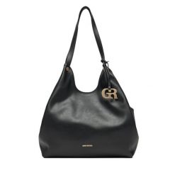 Torebka Gino Rossi. Czarne shopper Gino Rossi, bez wzorów, bez dodatków. Za 329.99 zł.
