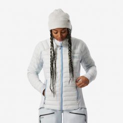 Kurtka narciarska damska Wedze FR900 Warm. Niebieskie kurtki narciarskie WED'ZE, m, bez wzorów, z materiału, bez kaptura, narciarskie. Za 349.99 zł.