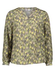 Heine Bluzka w kolorze zielonym rozmiar: 42. Zielone bluzki Heine, bez wzorów, bez kołnierzyka, bez ramiączek. Za 61.89 zł.