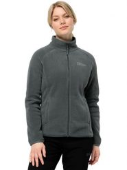 Jack Wolfskin Kurtka polarowa "Moonrise" w kolorze ciemnozielonym rozmiar: XXL. Zielone swetry Jack Wolfskin, xxl, bez wzorów, z polaru, bez ramiączek. Za 215.71 zł.