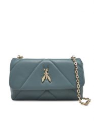 Patrizia Pepe Torebka CB0084/L006-G600 Zielony. Zielone torebki klasyczne Patrizia Pepe, bez wzorów, ze skóry, bez dodatków. Za 829.99 zł.