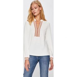 Morgan - Bluzka. Białe bluzki Morgan, s, bez wzorów, z dzianiny, casualowe, bez kołnierzyka, bez ramiączek. W wyprzedaży za 129.90 zł.