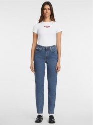 Guess Jeans Jeansy W4YA0D D5CC3 Niebieski Relaxed Fit. Niebieskie jeansy Guess Jeans, z aplikacjami. Za 279.99 zł.