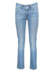 Pepe Jeans Dżinsy "Gen" - Slim fit - w kolorze błękitnym rozmiar: W26/L32. Niebieskie jeansy Pepe Jeans, l, z aplikacjami. Za 145.26 zł.
