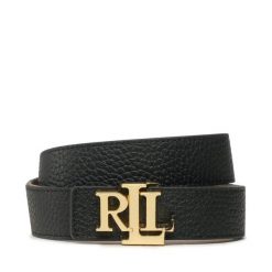 Pasek Damski LAUREN RALPH LAUREN. Czarne paski Lauren Ralph Lauren, bez wzorów. Za 409.99 zł.