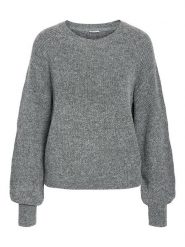 Noisy may Sweter w kolorze szarym rozmiar: XL. Szare swetry Noisy may, xl, bez wzorów, ze splotem, bez ramiączek. Za 121.45 zł.