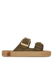 Bohonomad Espadryle Sydney SYD.12-00011 Khaki. Brązowe espadryle Bohonomad, bez wzorów, ze skóry, bez obcasa, bez zapięcia. Za 269.99 zł.