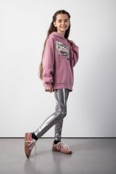 Legginsy z długą nogawką. Szare legginsy COCCODRILLO, m, bez wzorów, długie. W wyprzedaży za 39.90 zł.
