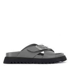 Klapki G-Star. Szare klapki G-Star, bez wzorów, bez obcasa. Za 239.99 zł.