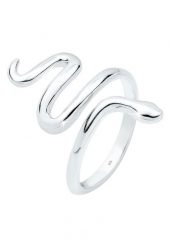 Elli Damski wąż zapętlony Statement w srebrze próby 925 Sterling Silver Pierścionki 1 ct. Szare pierścionki Elli, srebrne. Za 268.99 zł.