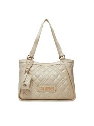LOVE MOSCHINO Torebka JC4206PP0MLA0110 Beżowy. Brązowe torebki klasyczne Love Moschino, bez wzorów, ze skóry, bez dodatków. Za 519.99 zł.