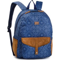 Plecak ROXY - ERJBP03839 BTE2. Niebieskie plecaki Roxy, bez wzorów, z materiału. W wyprzedaży za 129.00 zł.