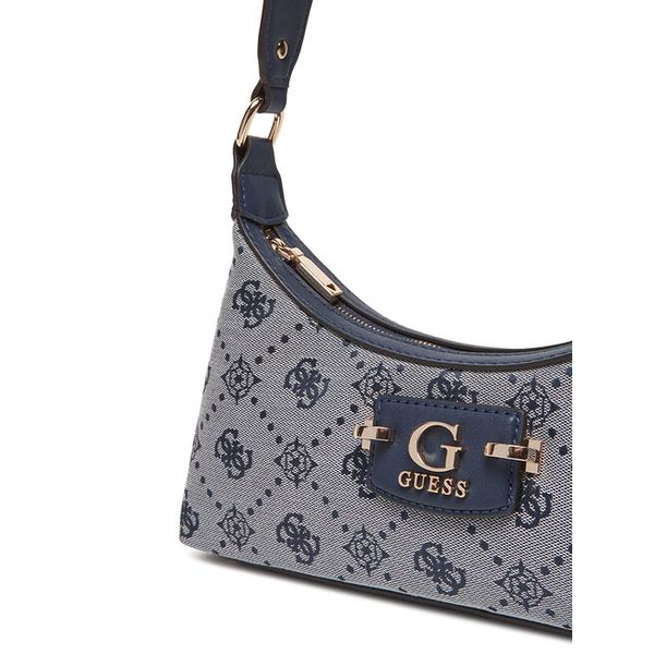 Torebka Guess. Niebieskie torebki klasyczne Guess, z aplikacjami, bez dodatków. Za 339.99 zł.