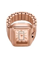 Fossil Zegarek Watch Ring ES5345 Różowy. Czerwone, analogowe zegarki Fossil. Za 469.99 zł.
