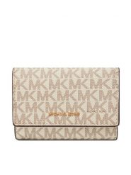 MICHAEL Michael Kors Duży Portfel Damski Bryant 32S5GYTP1B Beżowy. Brązowe portfele MICHAEL Michael Kors, bez wzorów, ze skóry. Za 559.99 zł.