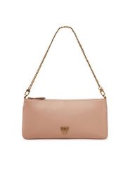 PINKO Kopertówka Horizontal Flat AI 24-25 102747 A20F Różowy. Czerwone torebki klasyczne Pinko, bez wzorów, ze skóry, bez dodatków. Za 589.99 zł.