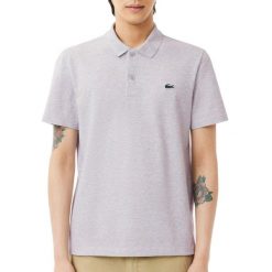 Polo Lacoste Core Performance. Niebieskie koszulki polo Lacoste, s, bez wzorów, z bawełny, bez kołnierzyka, bez ramiączek. Za 419.15 zł.