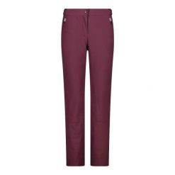 Spodnie narciarskie dla kobiet CMP. Czerwone spodnie narciarskie CMP, bez wzorów, narciarskie. Za 655.40 zł.