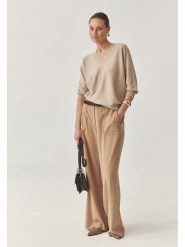 TATUUM Sweter w kolorze beżowym rozmiar: XL. Brązowe swetry Tatuum, xl, bez wzorów, z bawełny, bez ramiączek. Za 120.45 zł.