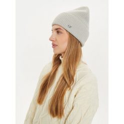 Czapka Calvin Klein. Szare czapki Calvin Klein, bez wzorów. Za 229.99 zł.
