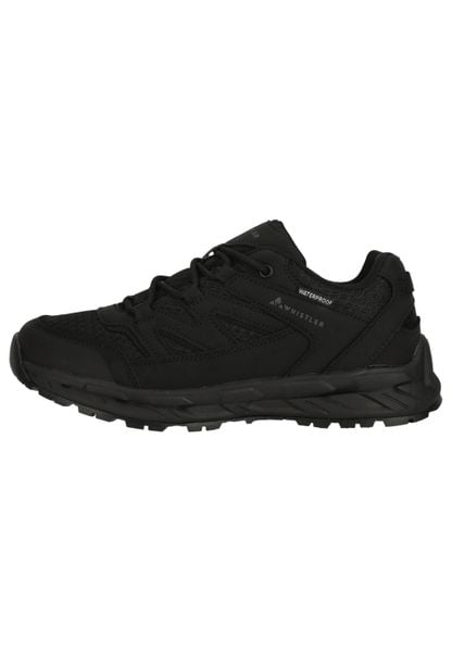 Buty trekkingowe Whistler Benin. Czarne trekkingi Whistler, z materiału, outdoorowe. Za 343.00 zł.