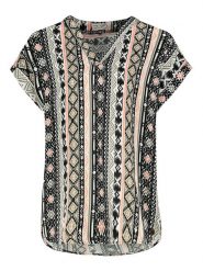 Eight2Nine Bluzka w kolorze oliwkowym ze wzorem rozmiar: S. Brązowe bluzki Eight2Nine, s, bez wzorów, z wiskozy, klasyczne, bez kołnierzyka, bez ramiączek. Za 40.14 zł.